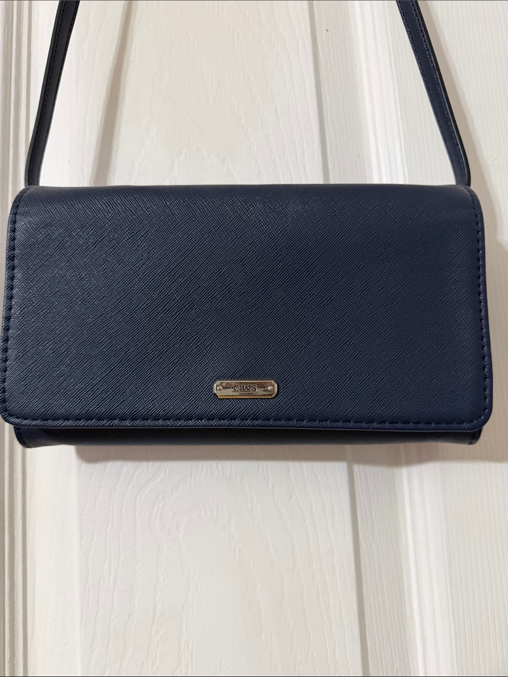 CHAPS Navy Crossbody Wallet Bag